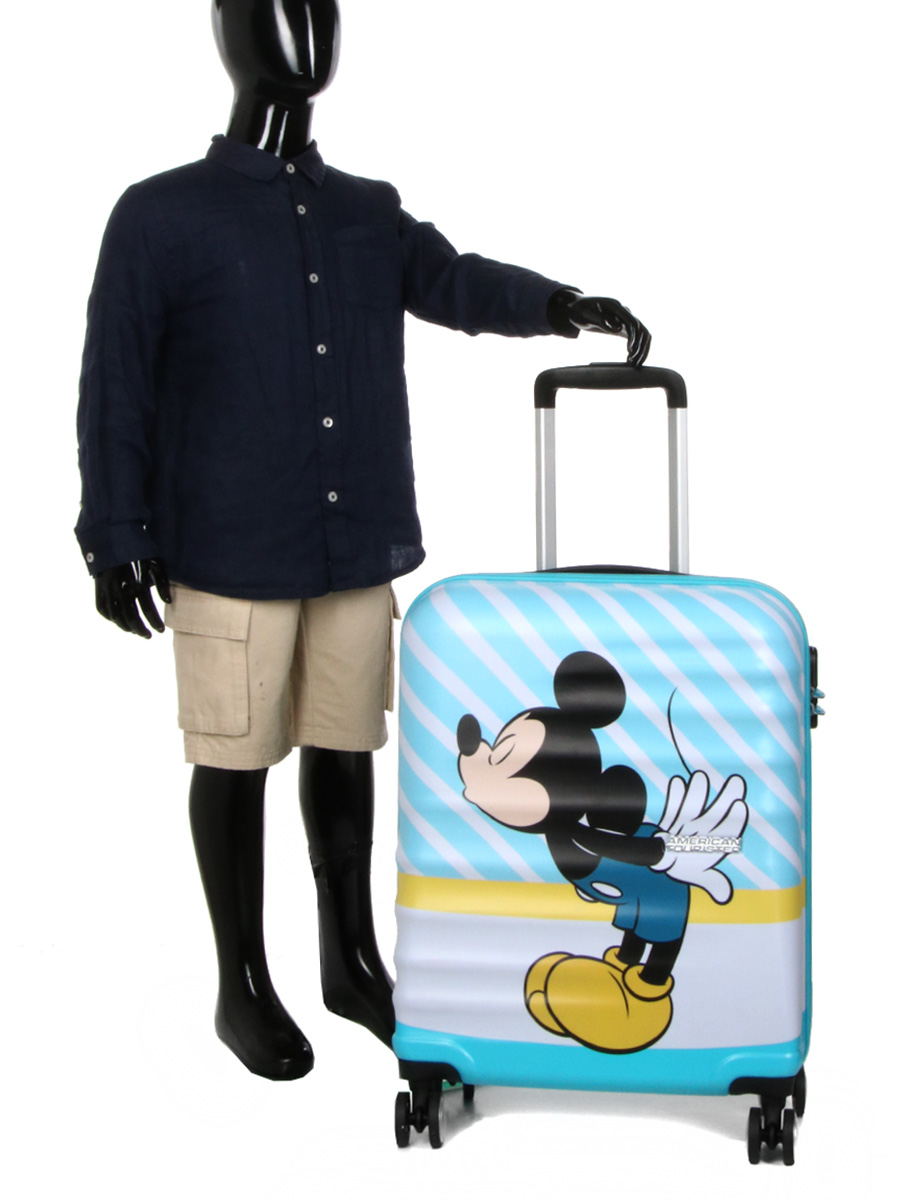 Valise  by American Tourister Mickey Blue Kiss 55 cm