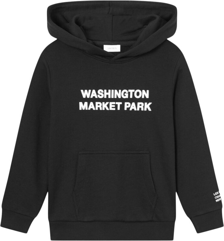 Les Deux Washington Hoodie Kids Black/light ivory