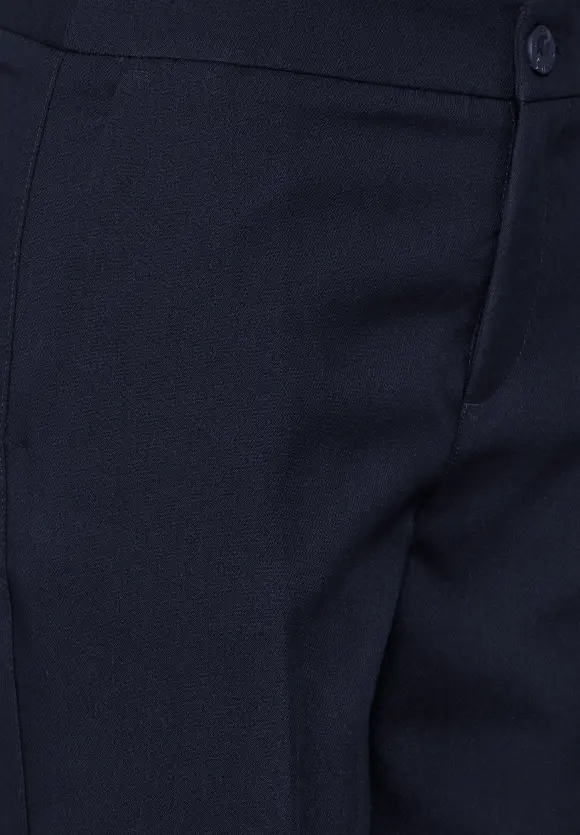 Loose Fit Twillhose - deep blue