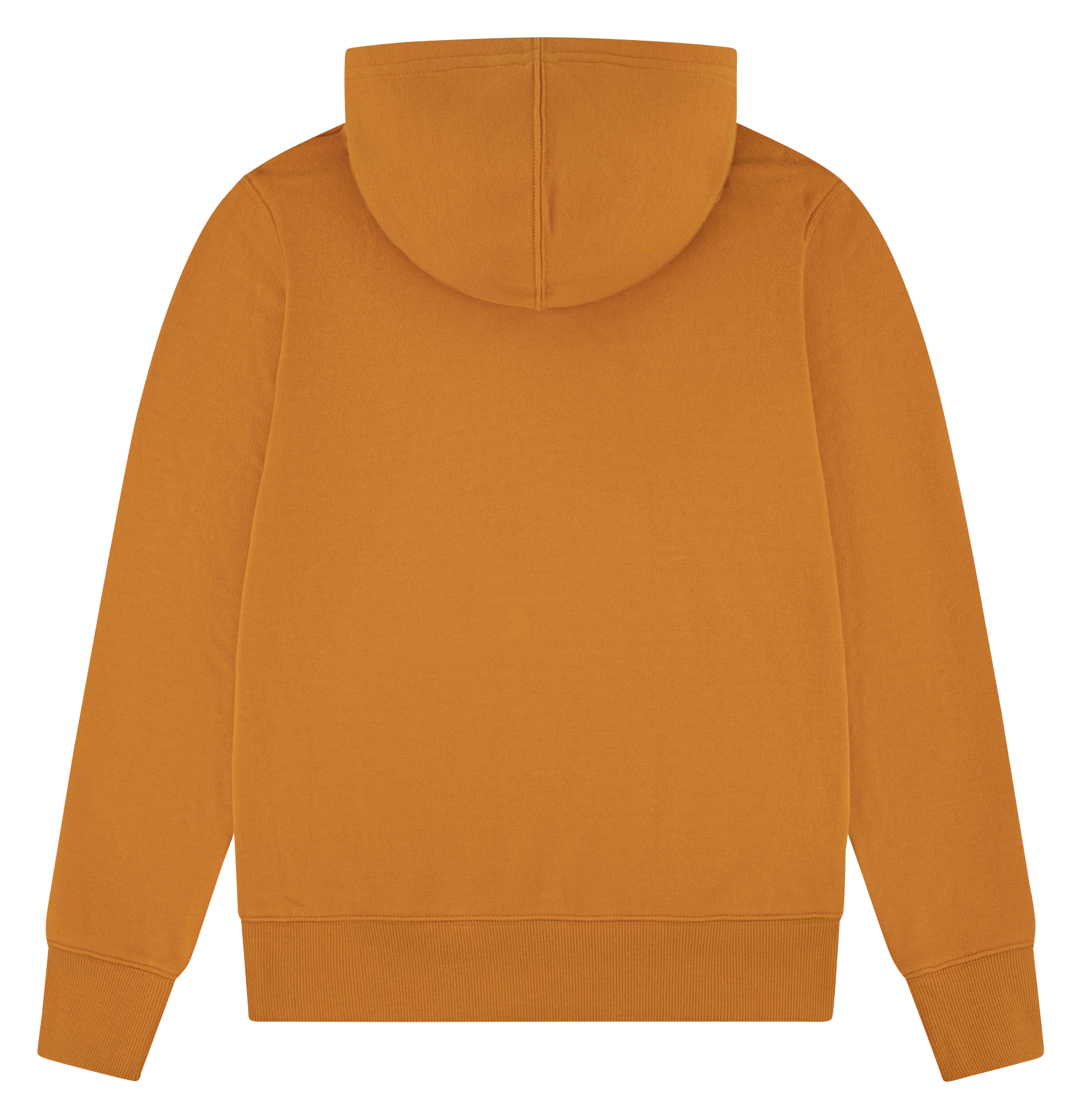 Sweat à capuche droit en coton mélangé | Orange