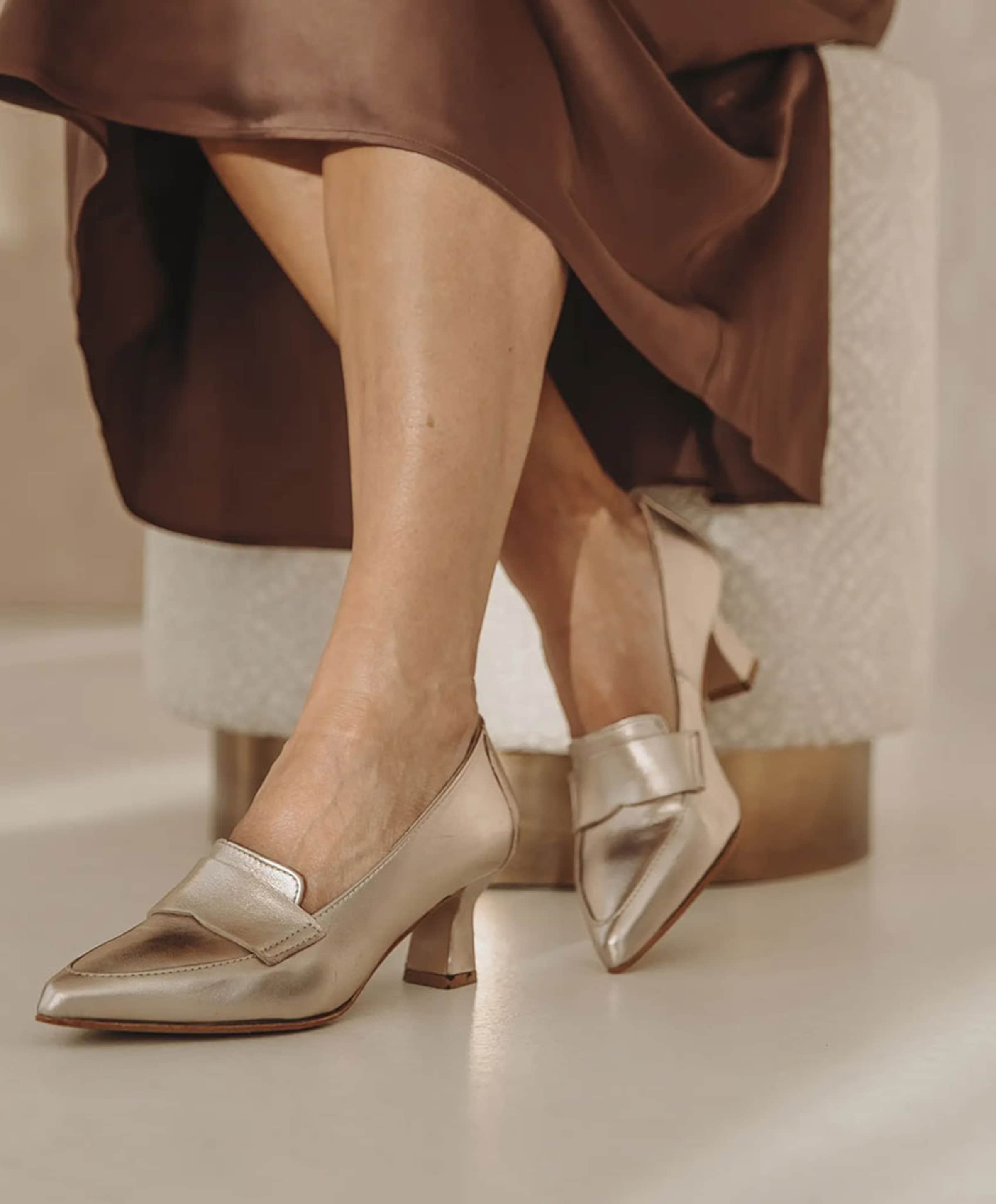 Roberto D'Angelo dames pumps goud