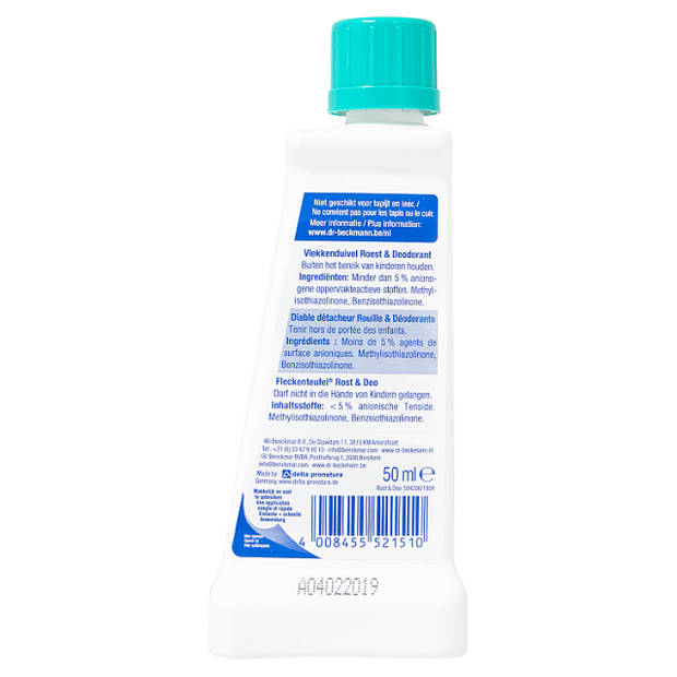 Dr. Beckmann vlekkenduivel roest&deo