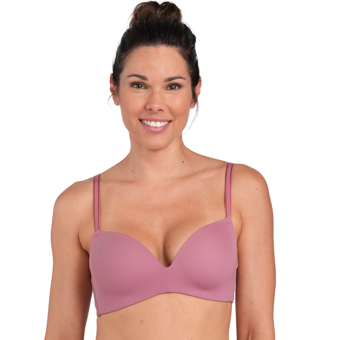Gina Benotti Damen Soft-BH im Basic-Look beere
