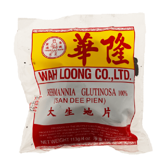 Wah Loong Rehmannia Glutinosa 100% 113g