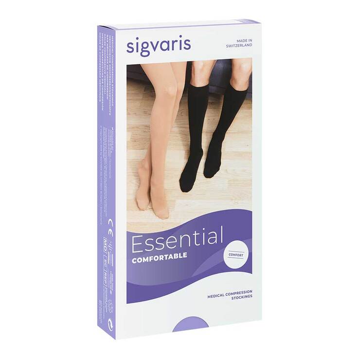 Sigvaris Comfort KL1 AD l + l gF grey, 2 St