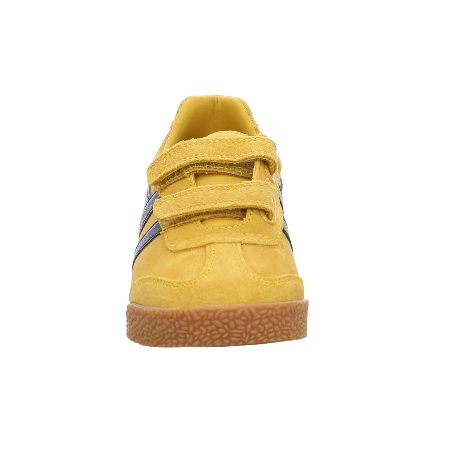 GOLA Kleinkinder-Halbschuh Klett Gelb Leder  Sneaker