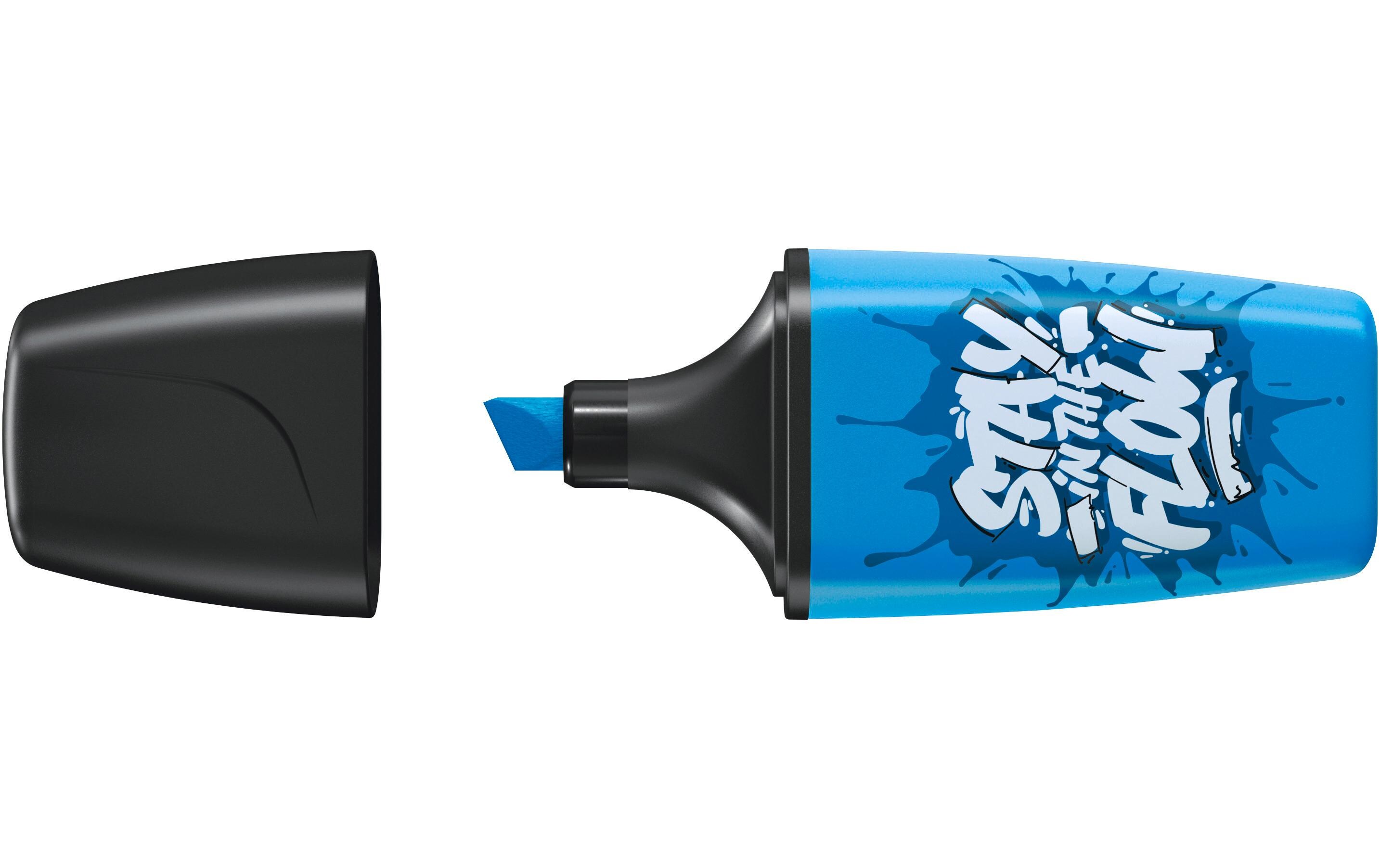 Textmarker Boss Mini Snooze BlauMarker für professionelles Arbeiten