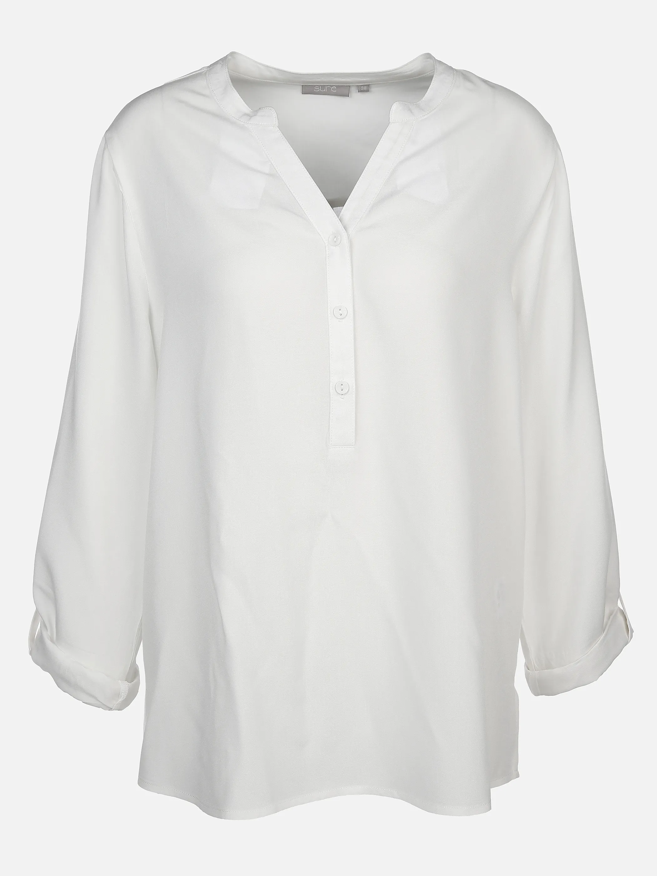 Damen Schlupfbluse unifarben