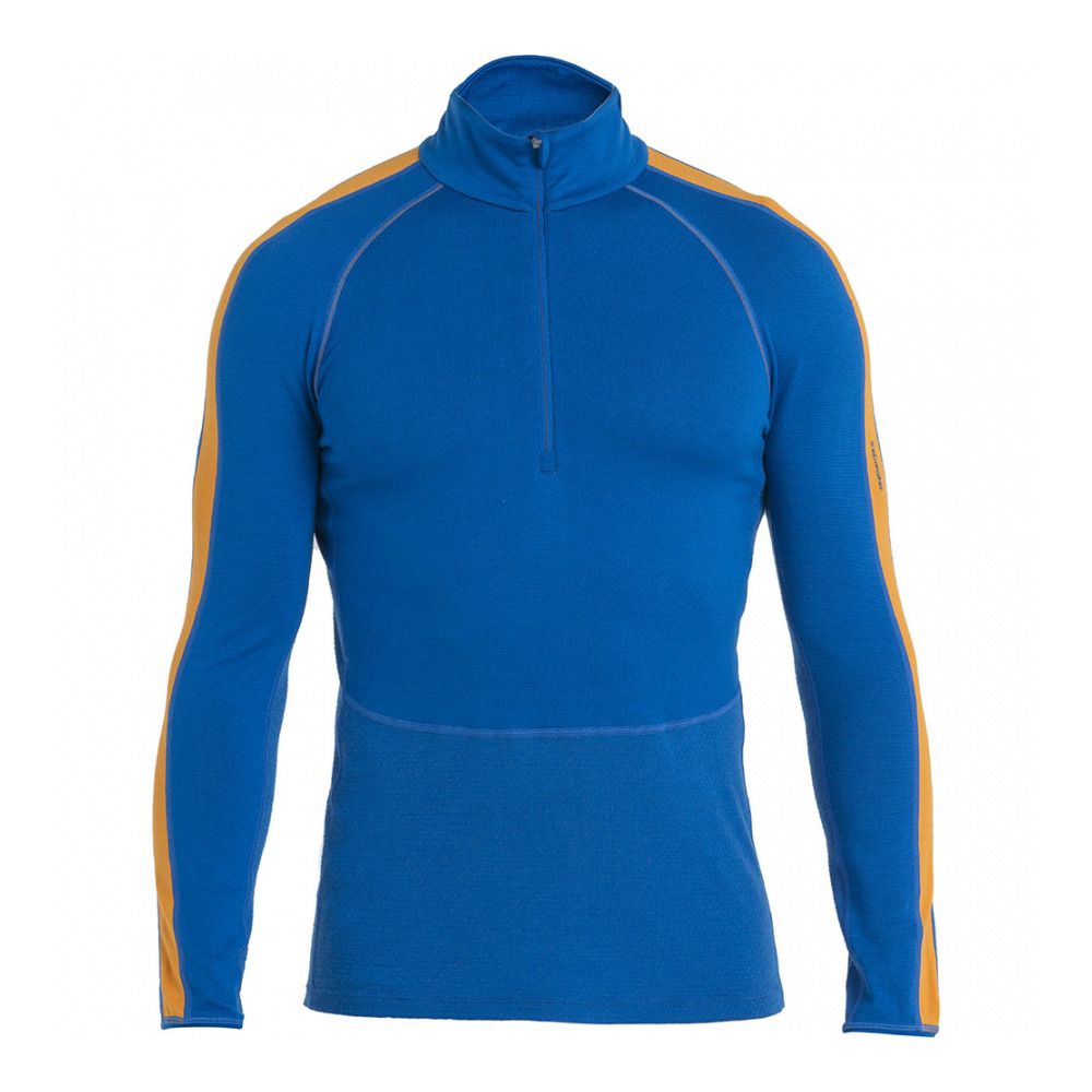 Icebreaker ZONEKNIT 260 - Sous-couche Homme lazurite/solar/cb