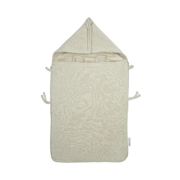 Meyco Voetenzak Knit Basic Sand Melange