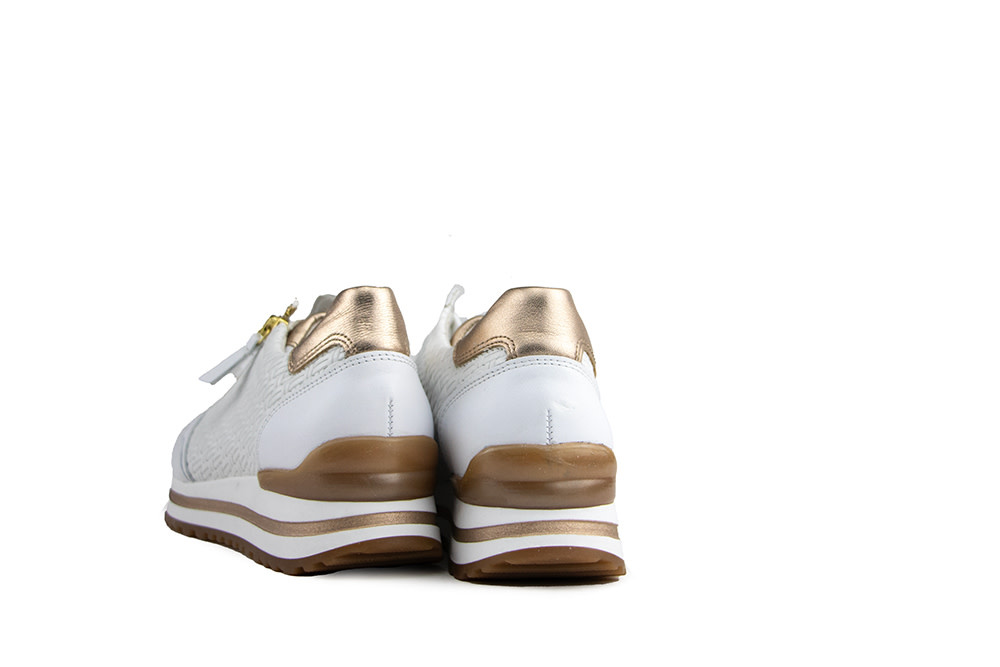 Gabor Sneaker Twist Weiss Platino