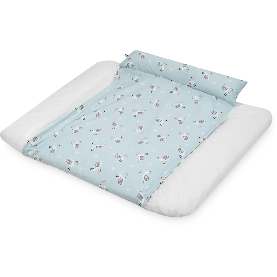 JULIUS ZÖLLNER Jersey Bezug Loop Comfy für Wickelauflagen Softy Schnecke 85 x 75 cm