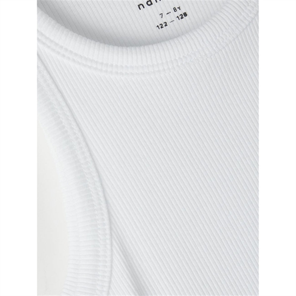Køb Name it Bright White Kab Slim Top Noos