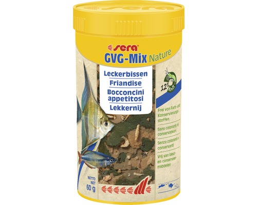 sera GVG-Mix Nature Vlokkenvoer Lekkernijen 250 ml