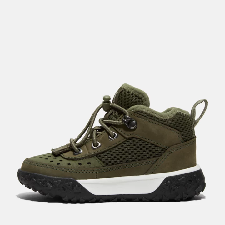 Sapato Oxford GreenStride Motion 6 Super para Crianças na cor Verde Escuro