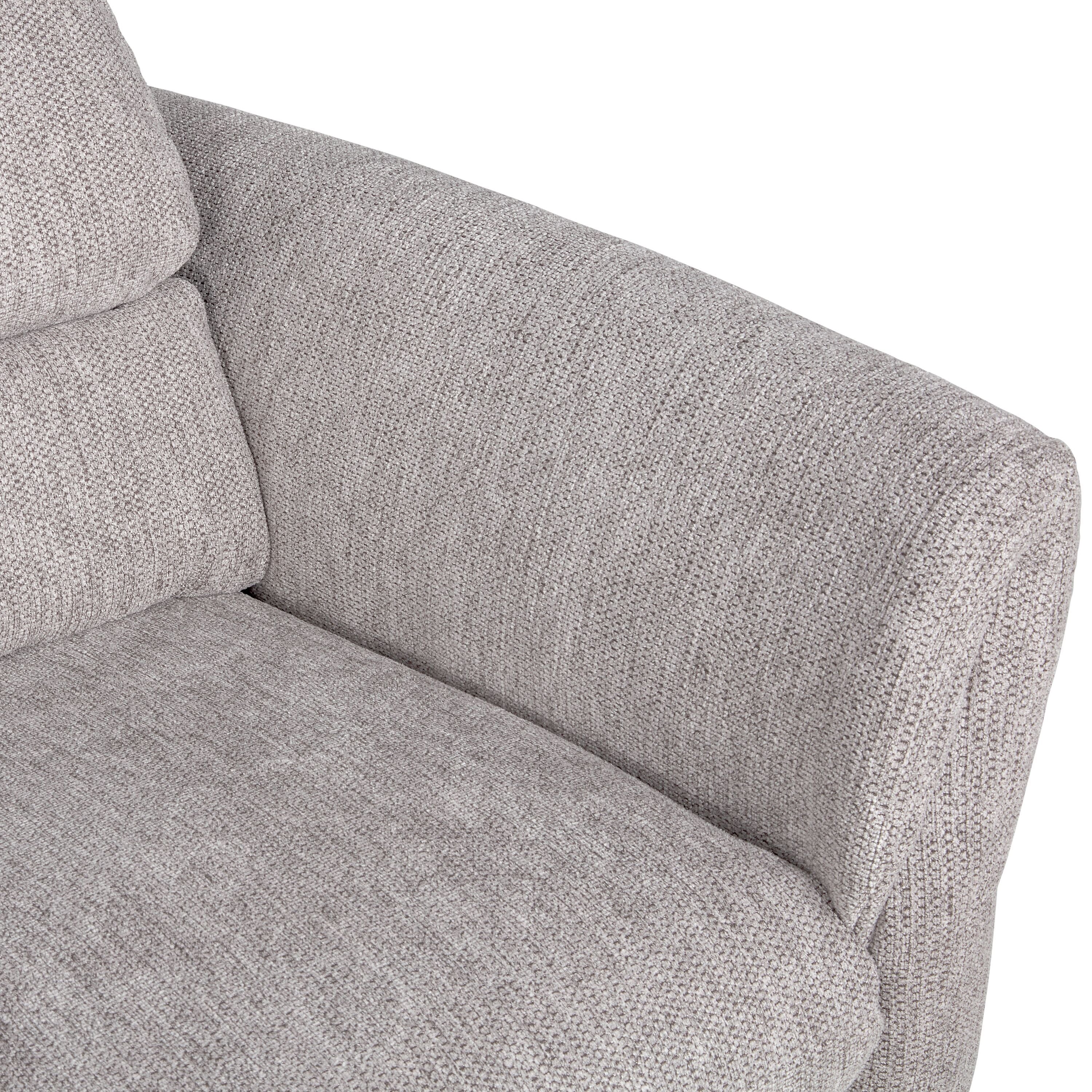 SEBO Ecksofa - Hellgrau / B: 284.0 cm x T: 161.0 cm x H: 84.0 cm