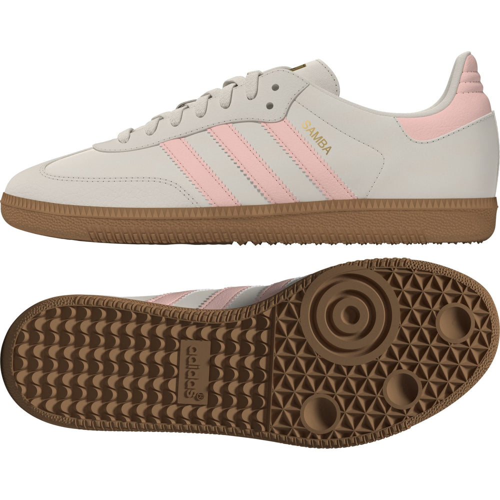Køb adidas Originals Wonder White/Clear Orange/Gum 3 Samba Og J Sneakers