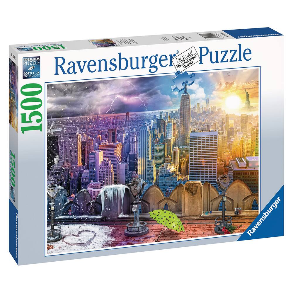 PUZZLE 1500 PIECES - LES SAISONS À NEW YORK