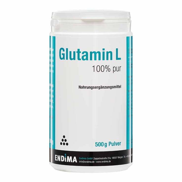 Glutamin L 100% Pur Pulver, 500 g