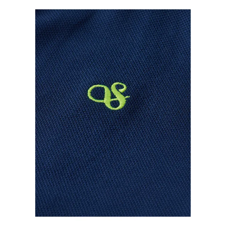 Scotch & Soda Polo Logo Brodé | Bleu nuit