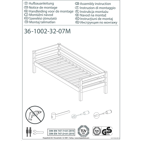 Hoppekids ECO Dream Himmelseng 70x160 cm