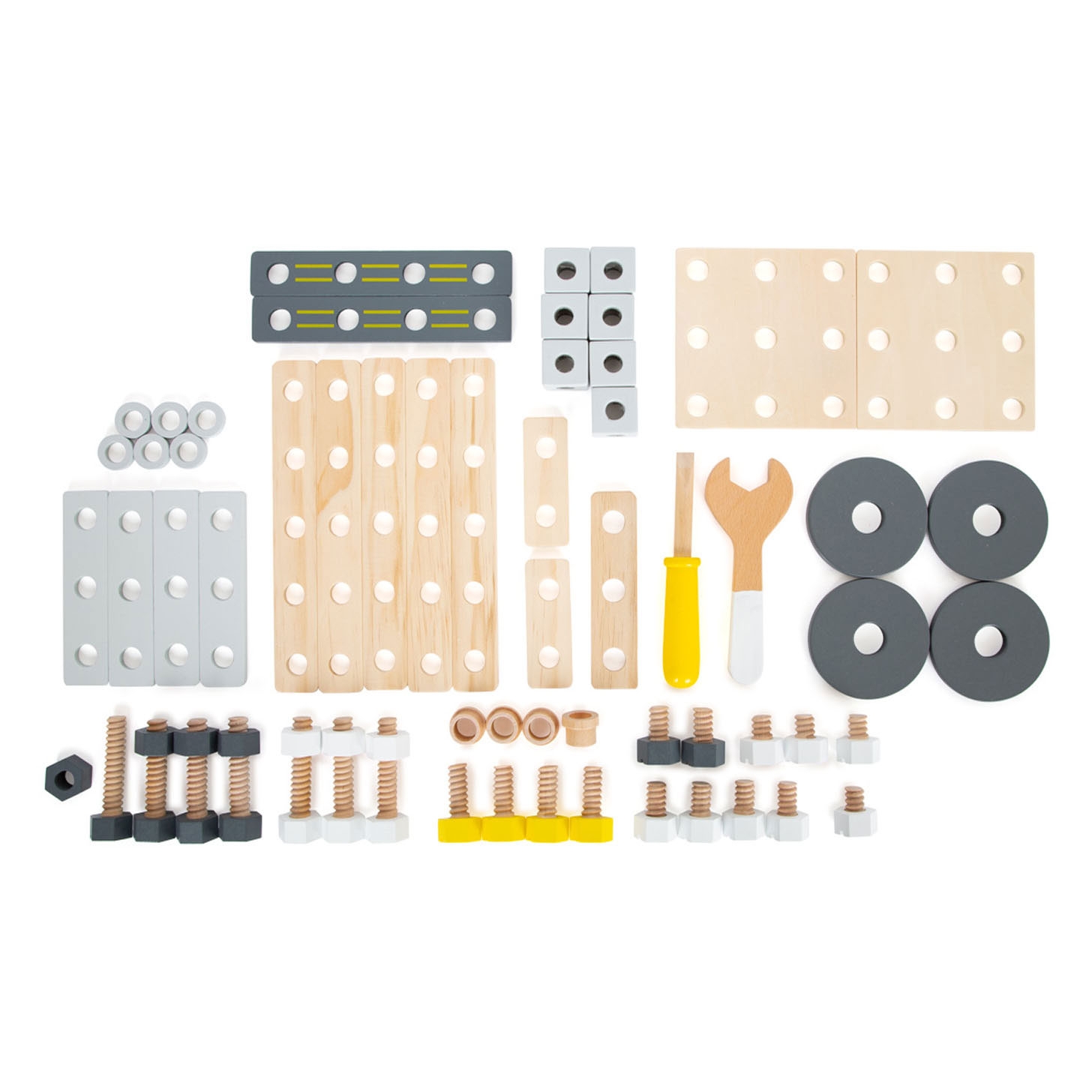 Small Foot-Houten Constructieset Miniwob, 67dlg.