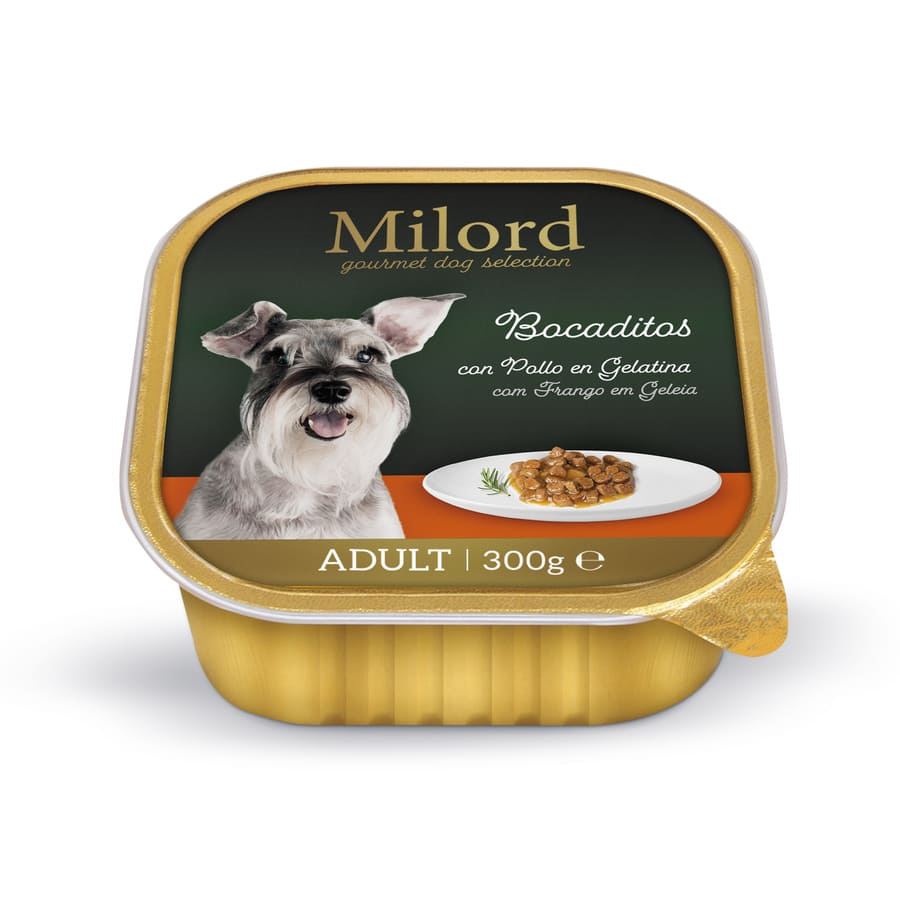 Milord Galinha Adulta na Banheira de Gelatina para Cães