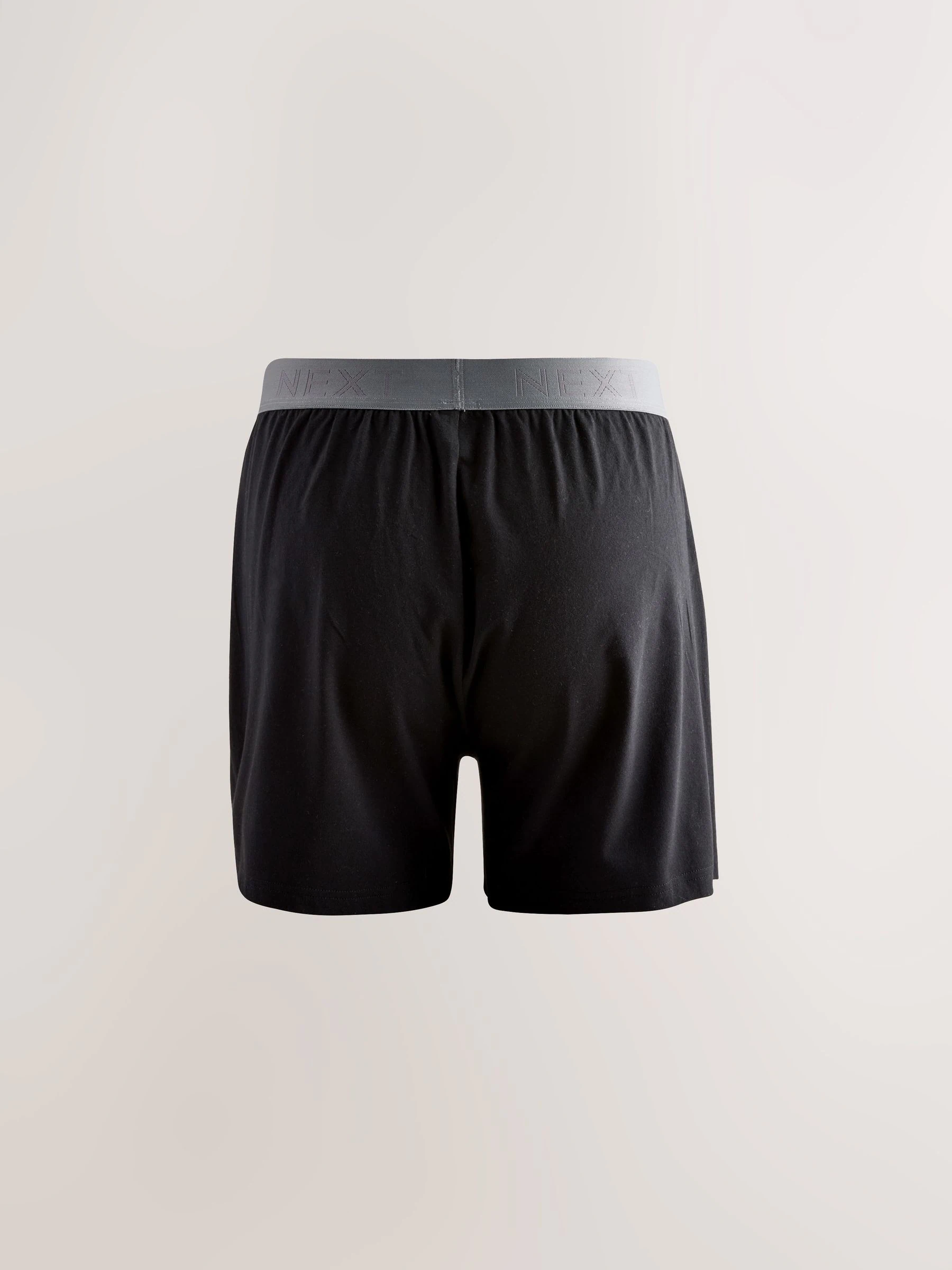 Zwarte neutrale tailleband - Verpakking van 5 - Ruimvallende Boxers