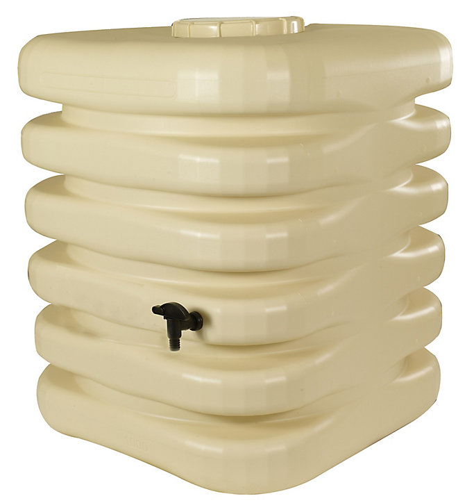 Récupérateur d'eau Belli Cubique beige 1000L
