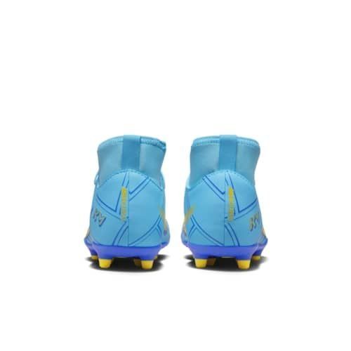Nike Mercurial Superfly 9 Club MG Mbappé Personal Edition - Bleu/Blanc Enfant