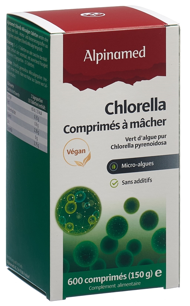 ALPINAMED Chlorella Tabl 250 mg Ds 600 Stk