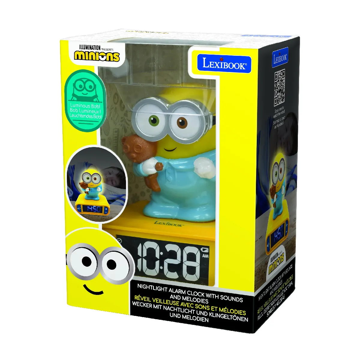 LEXIBOOK Minions Réveil 3D