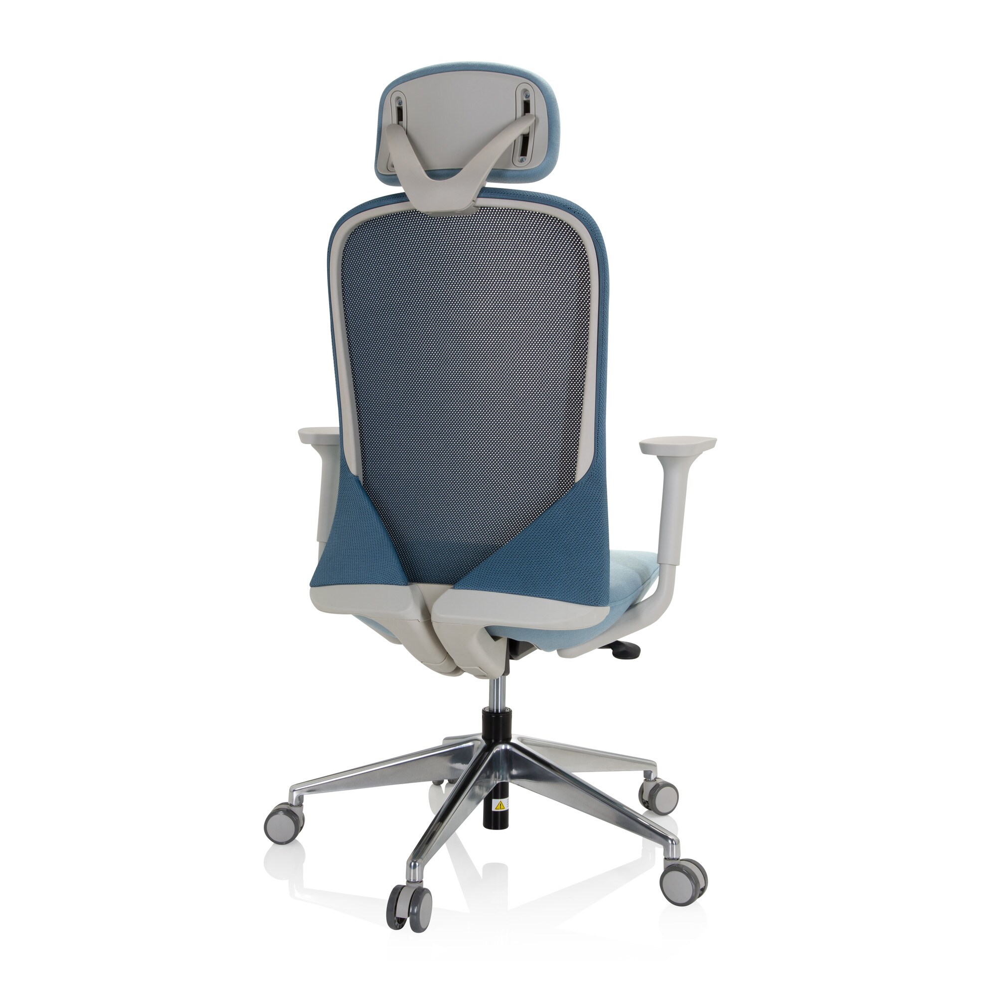 Profi Bürostuhl AVEZA PRO Stoff/Netzstoff mit Armlehnen (höhenverstellbar) hjh OFFICE