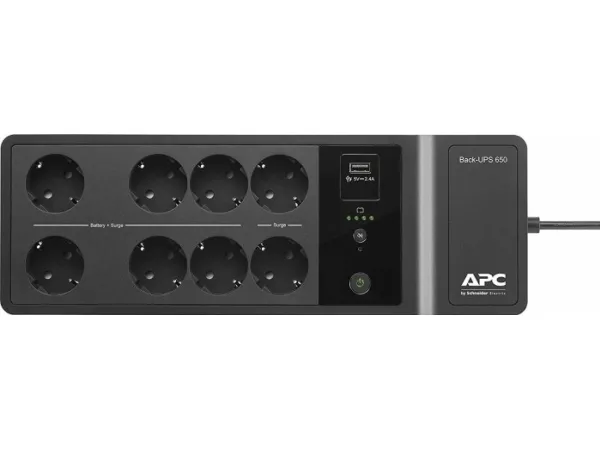APC Back-UPS BE850G2-GR - UPS - AC 230 V - 520 Watt - 850 VA - output-stikforbindelser: 8 - sort