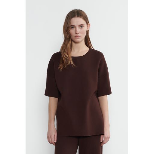 Heartmade Kiman Striktrøje, Deep Brown, XL