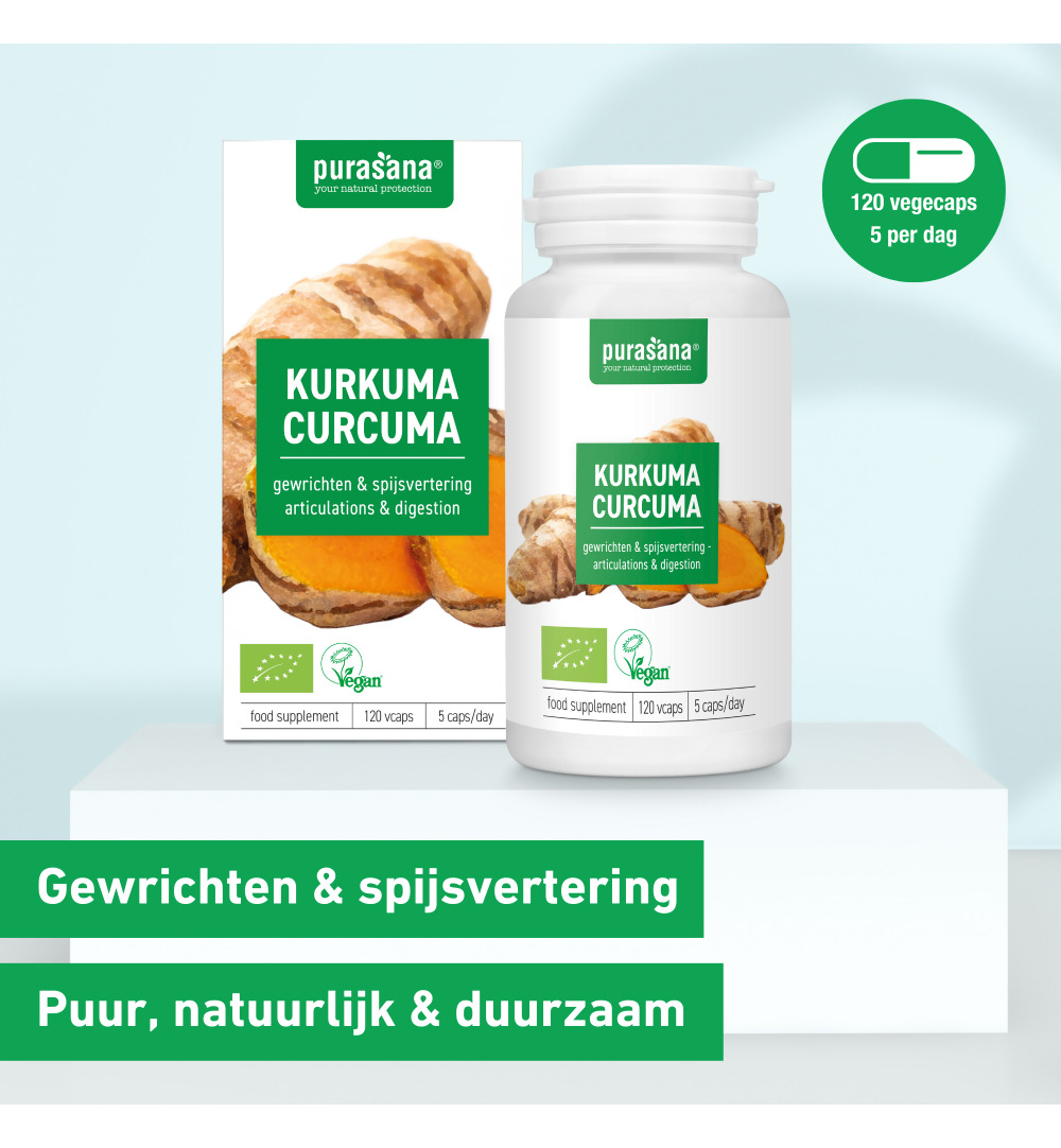 Purasana Curcuma Vegan Bio (120 vega capsules)