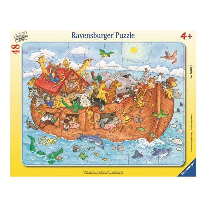Rahmenpuzzle - Die große Arche Noah - 48 Teile