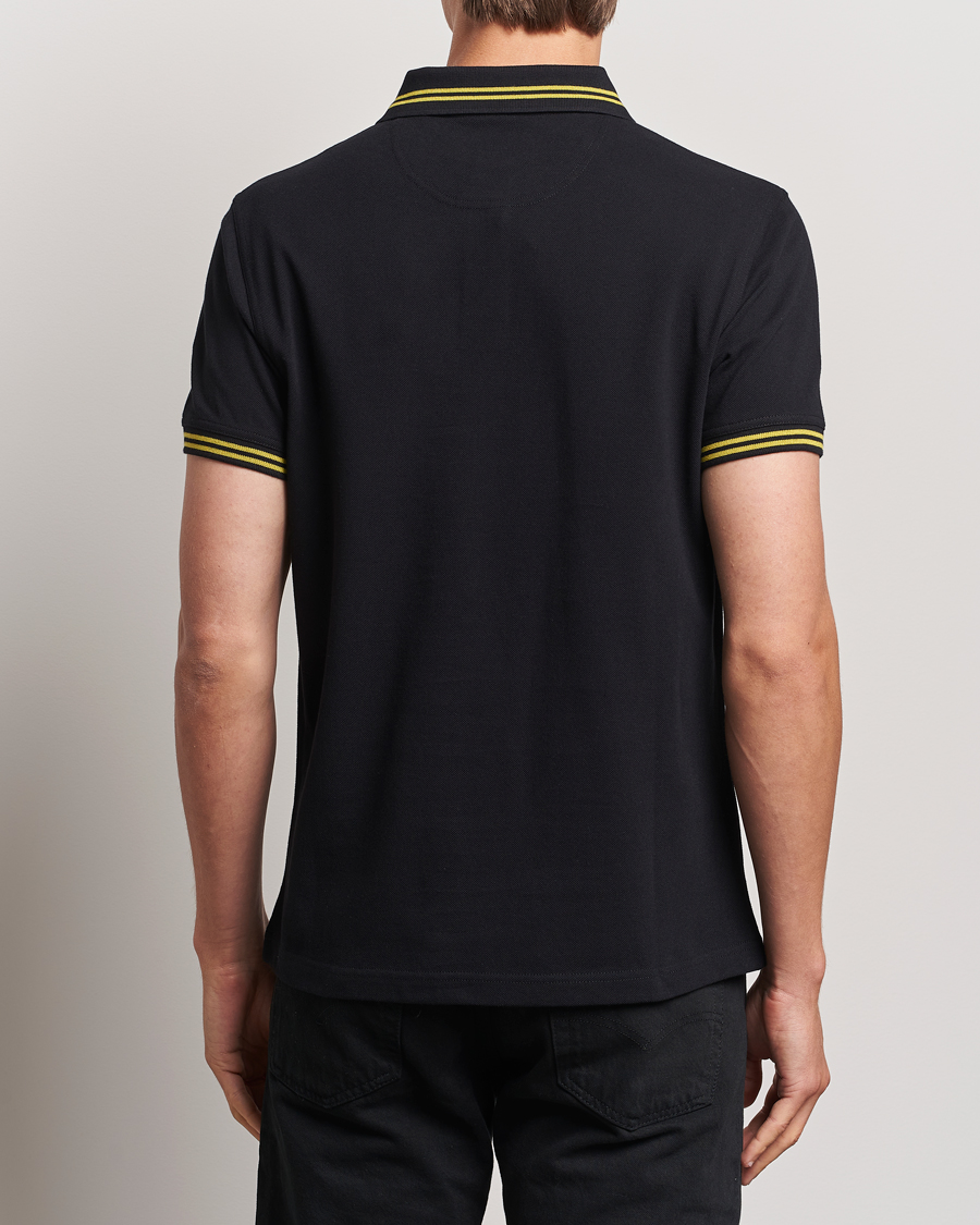 Barbour International Essential Tipped Polo Black