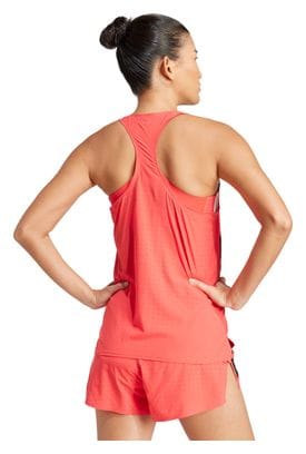 Débardeur adidas Adizero Road to Records Rouge Femme