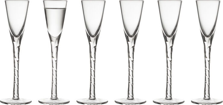 Lyngby Glas Snapseglas Paris 2,5 cl 6 stk. Klar Klar