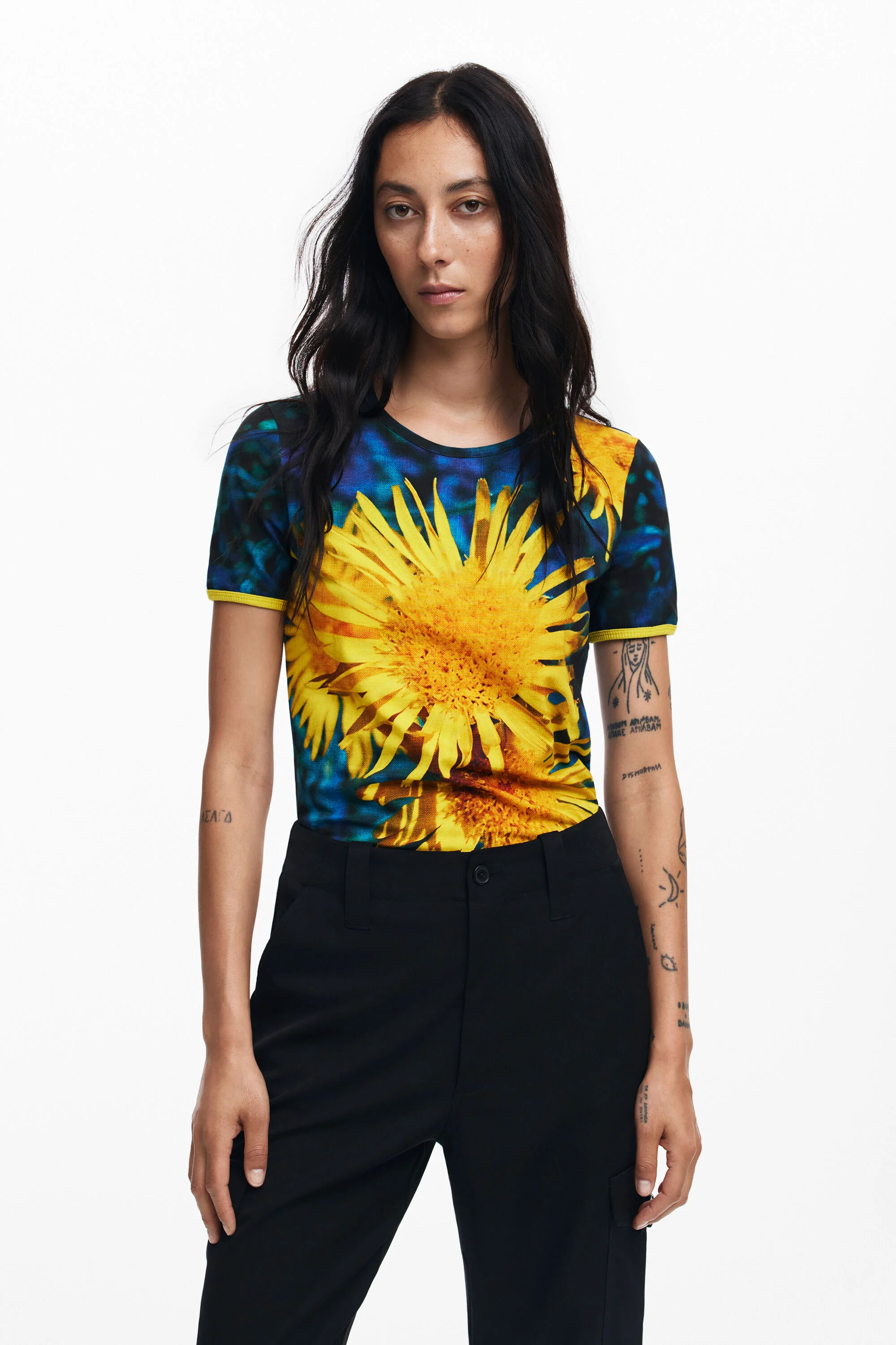 Camiseta de girassol