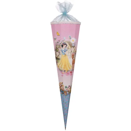 Nestler Schultüte Snow White Märchentraum mit Blumen, 12-eckig, 85cm