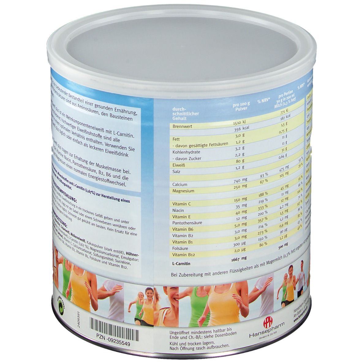 Hansepharm Power Eiweiß Plus Schoko-Geschmack