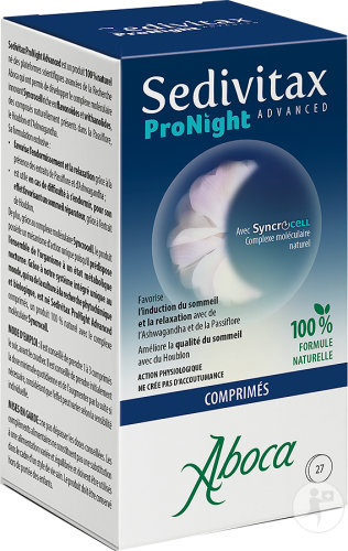 Aboca Sedivitax Pronight Trouble Du Sommeil 27 Comprimés