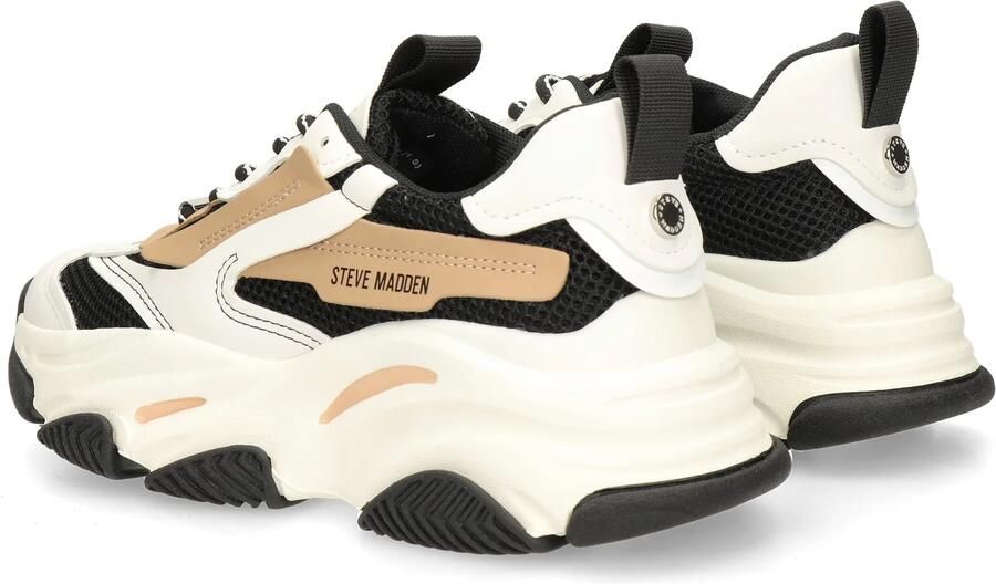 STEVE MADDEN Possession-E tan Zwart Kunststof Lage sneakers Dames