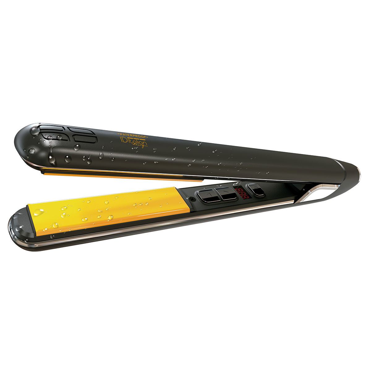 Italian Design Gold Styler Waterproof Hair straightener