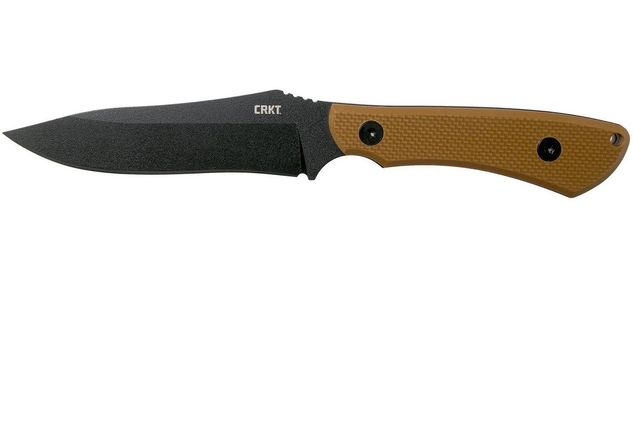 CRKT Ramadi Coyote Brown 2083 vaststaand mes, Darrin William Sirois design