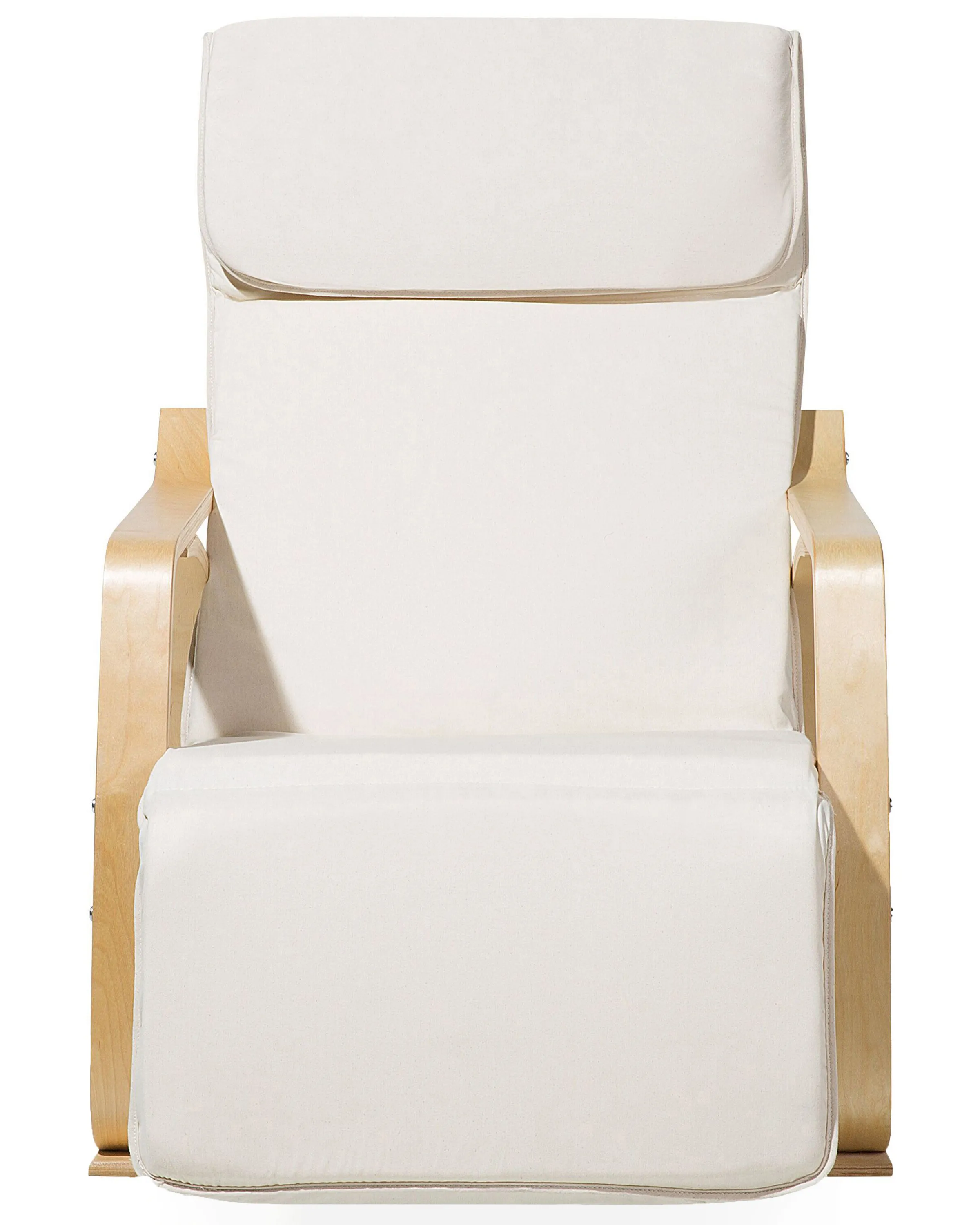 Schommelstoel WESTON Stof Lichtbeige