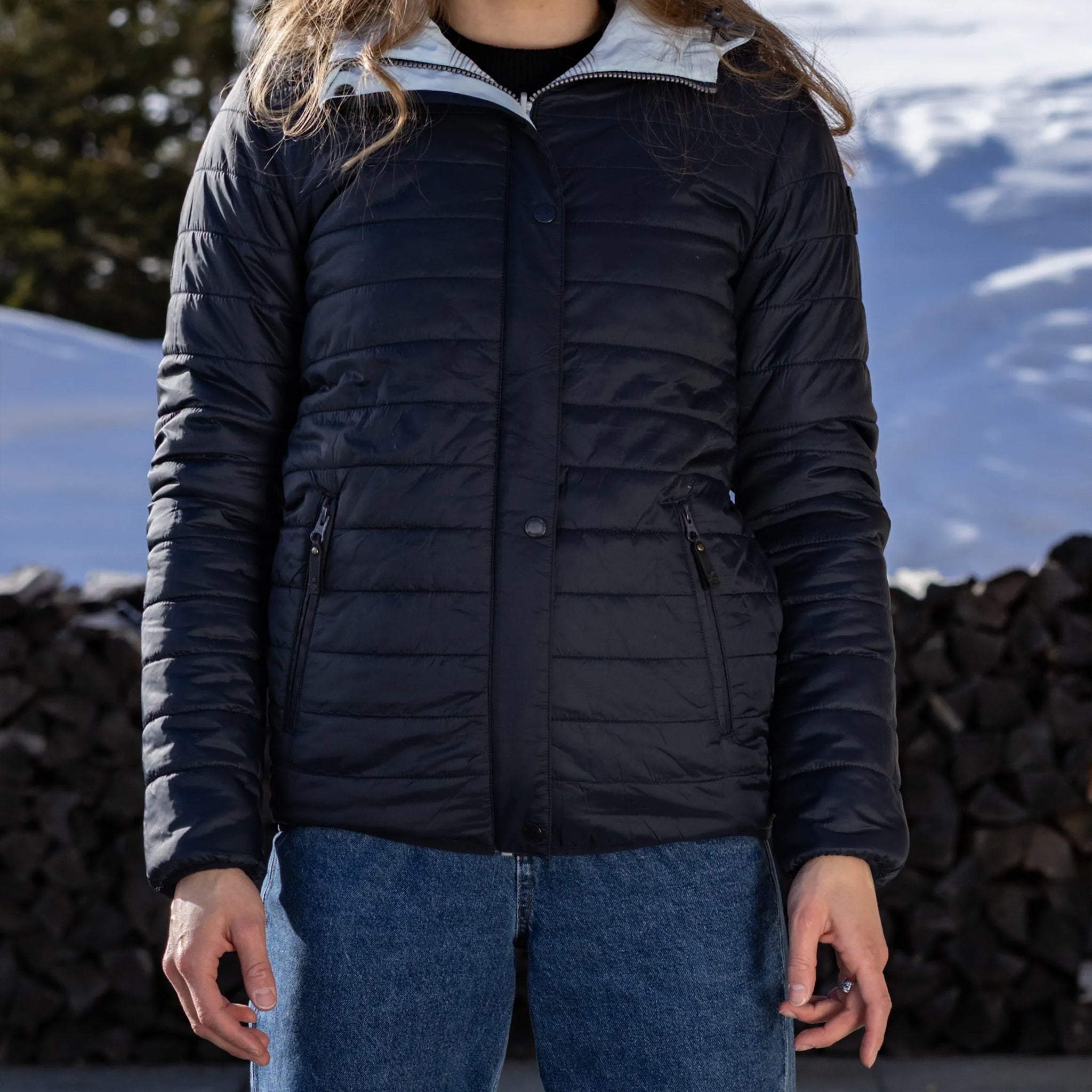Frauen Winterjacke Blaze ice water