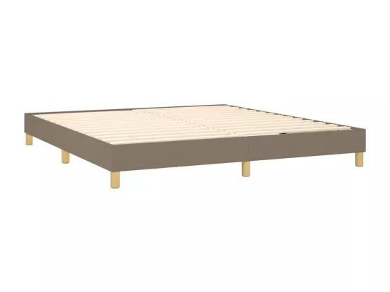 Sommier à lattes de lit Taupe 160x200 cm Tissu